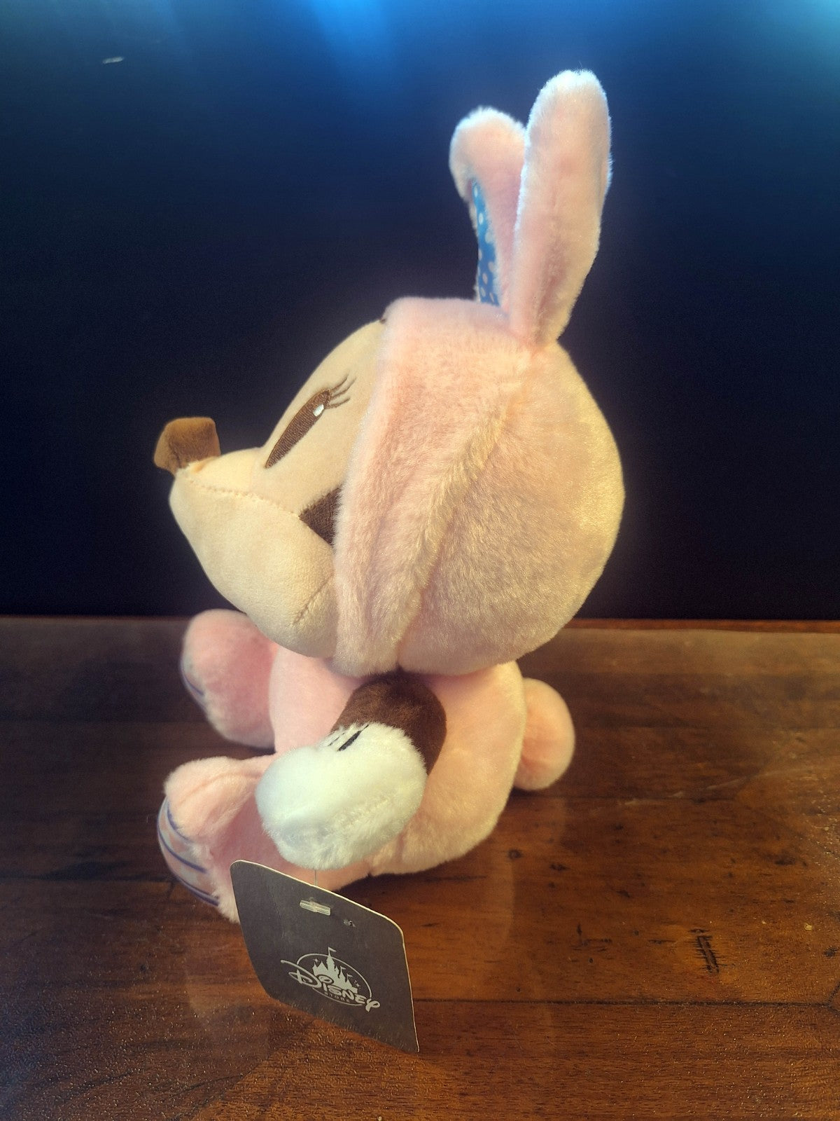 Disney Minnie Mouse Pink Bunny Rabbit Plush 25.5cm Japan Disney Store Tag