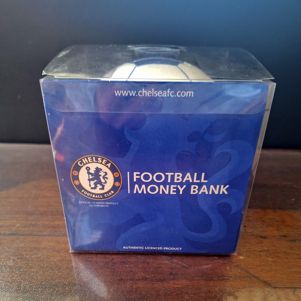 Chelsea FC 2010 Official Licensed Hand Painted Ceramic Football Money Box Boxed