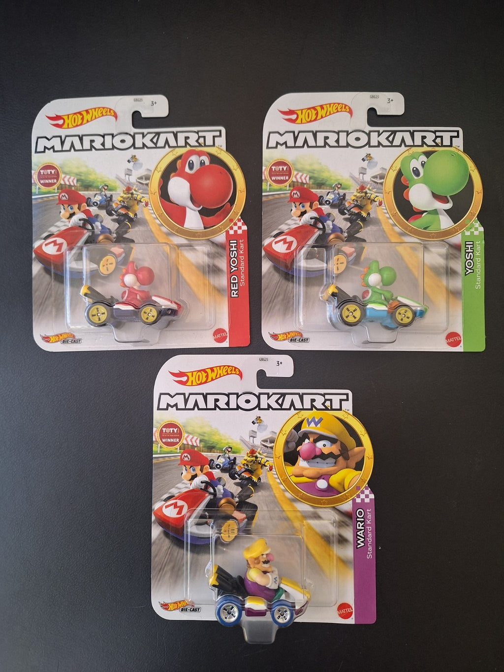 Hot Wheels Mario Kart - Series 13 - 2021 - Mix 3 - Lot of 3