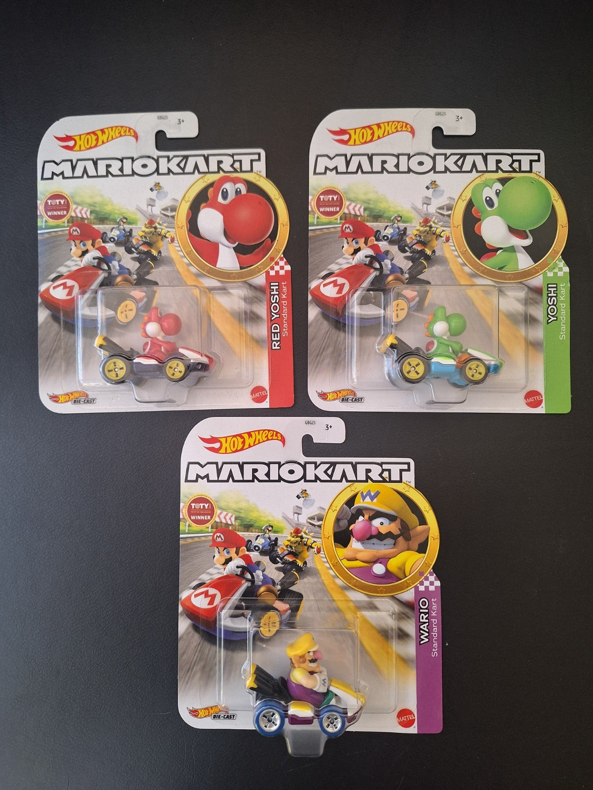 Hot Wheels Mario Kart - Series 13 - 2021 - Mix 3 - Lot of 3