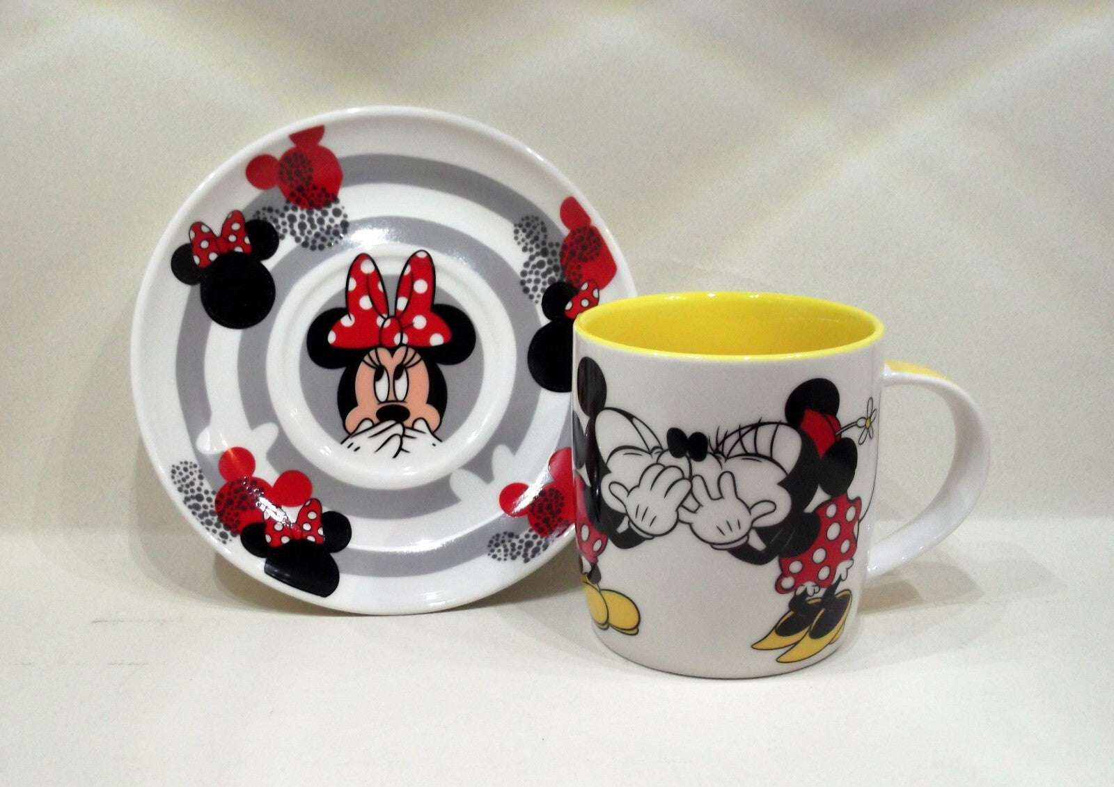 Disney Mickey & Minnie Mouse Mug and Saucer