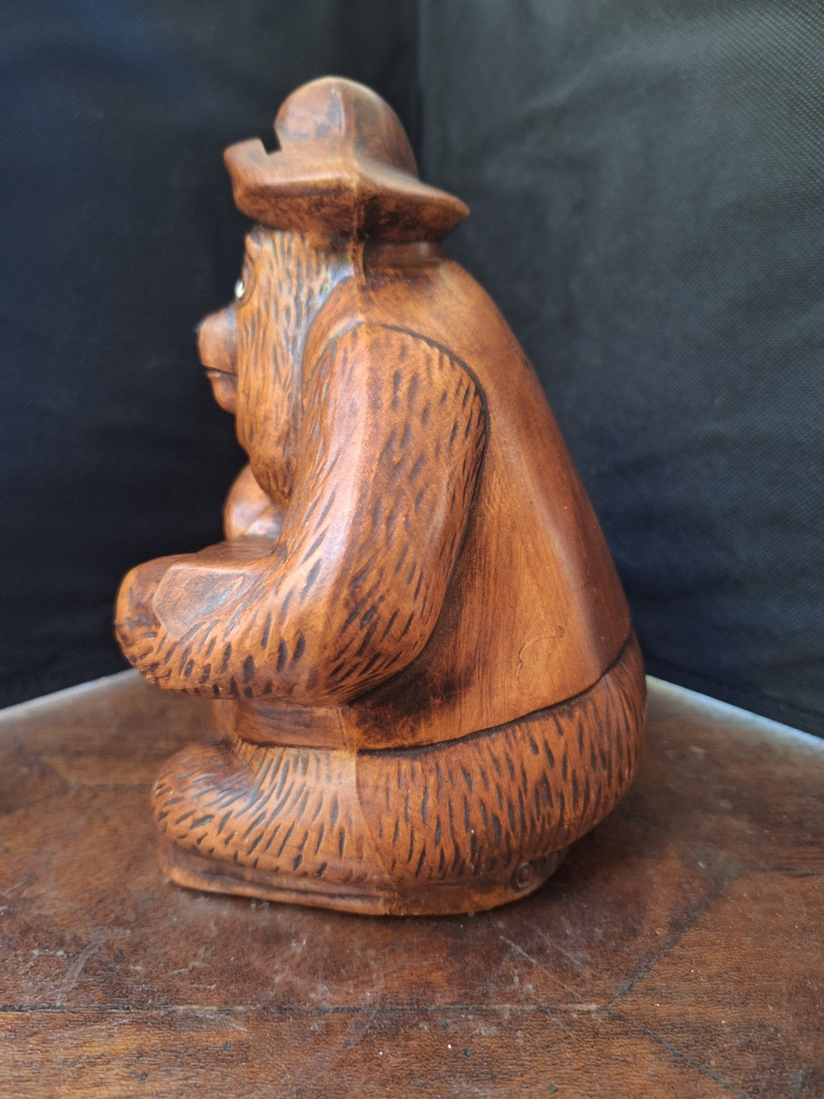 Disney Vintage 1970s Big Al Country Bear Jamboree Brown Ceramic Coin Bank