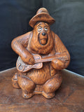 Disney Vintage 1970s Big Al Country Bear Jamboree Brown Ceramic Coin Bank