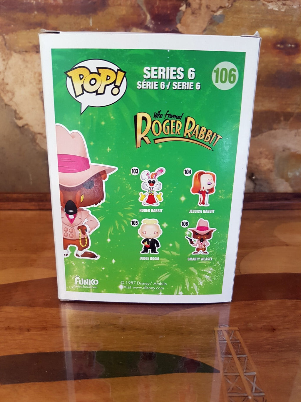 Funko Pop! Disney Who Framed Roger Rabbit Smarty Weasel #106