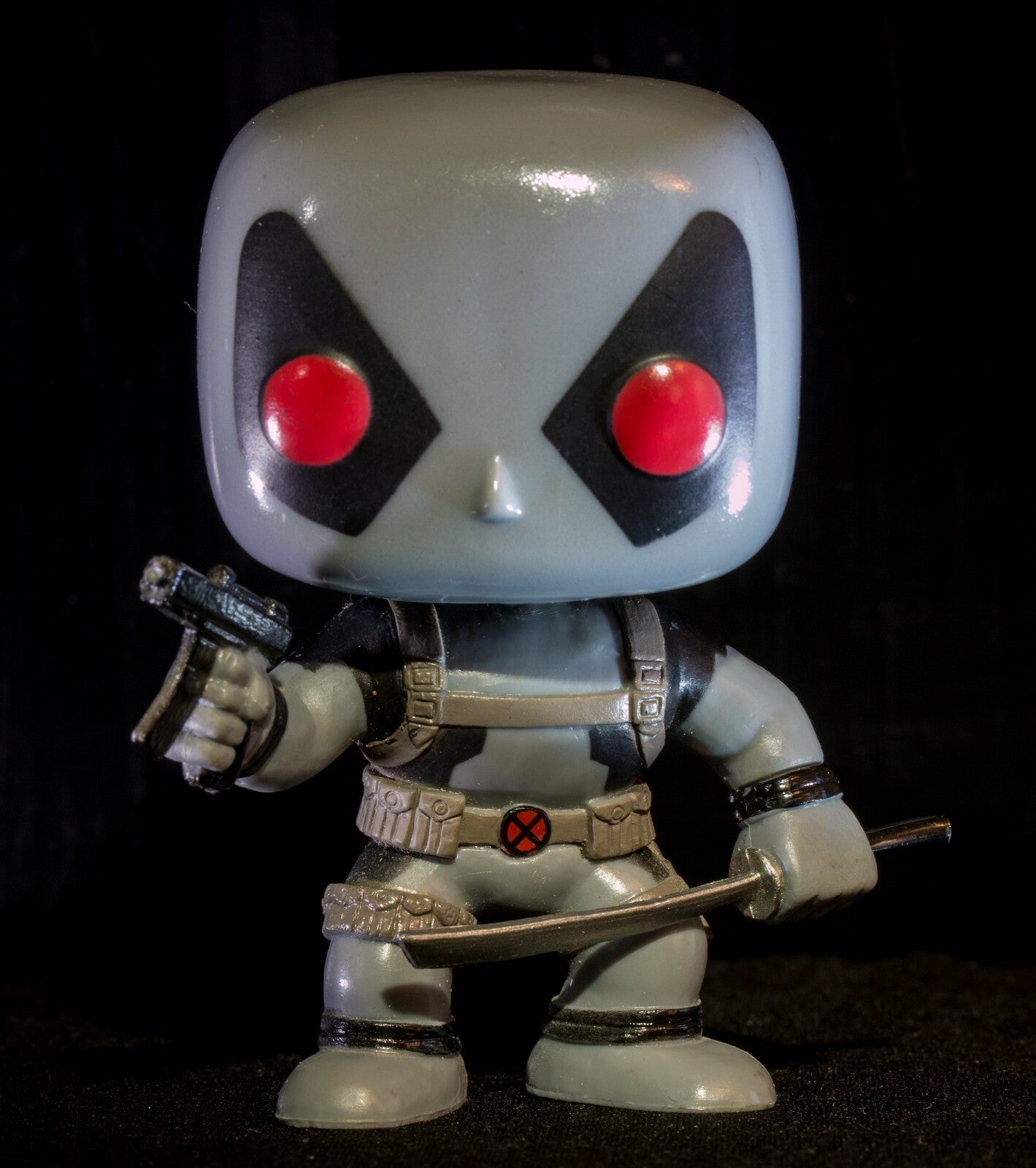 Funko Pop OOB Loose Marvel Deadpool #20 Grey X-Force suit