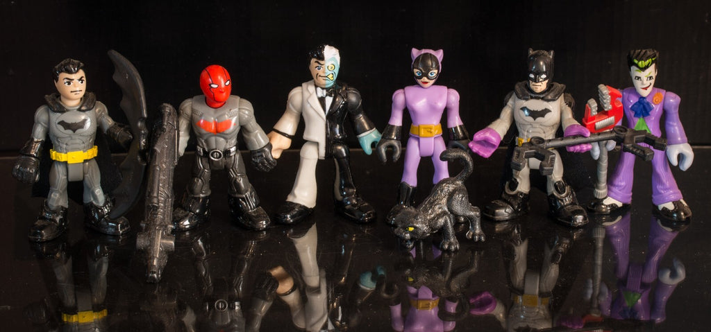 Imaginext DC Super Friends - Blind Bag Figures Series 1 - Lot of 6