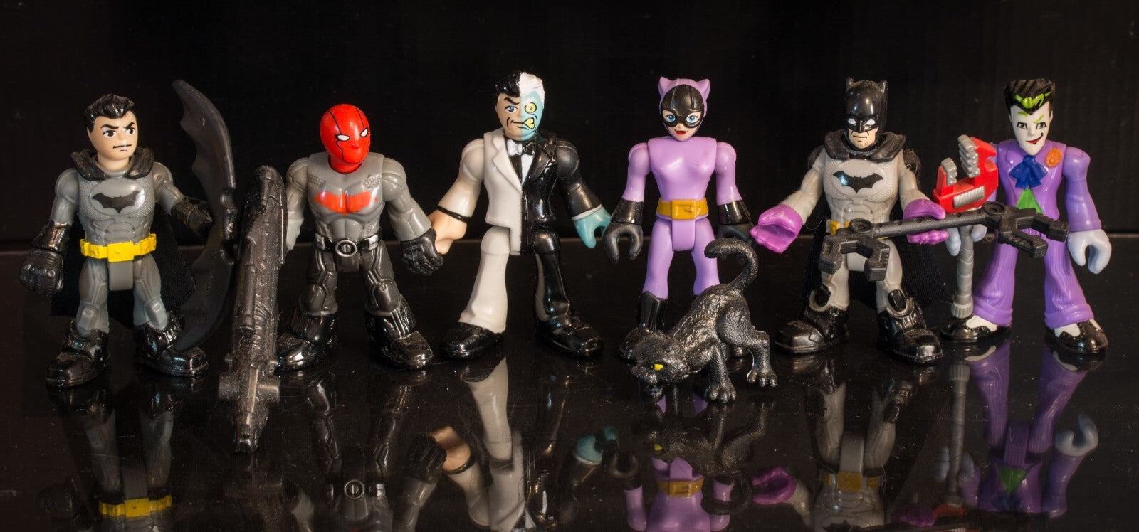 Imaginext DC Super Friends - Blind Bag Figures Series 1 - Lot of 6