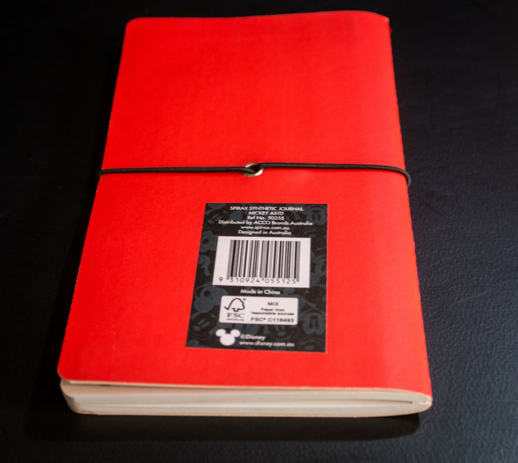 Disney Mickey Mouse Spirax Notebooks "Madcap Mickey" & Artline Signature Pen NEW