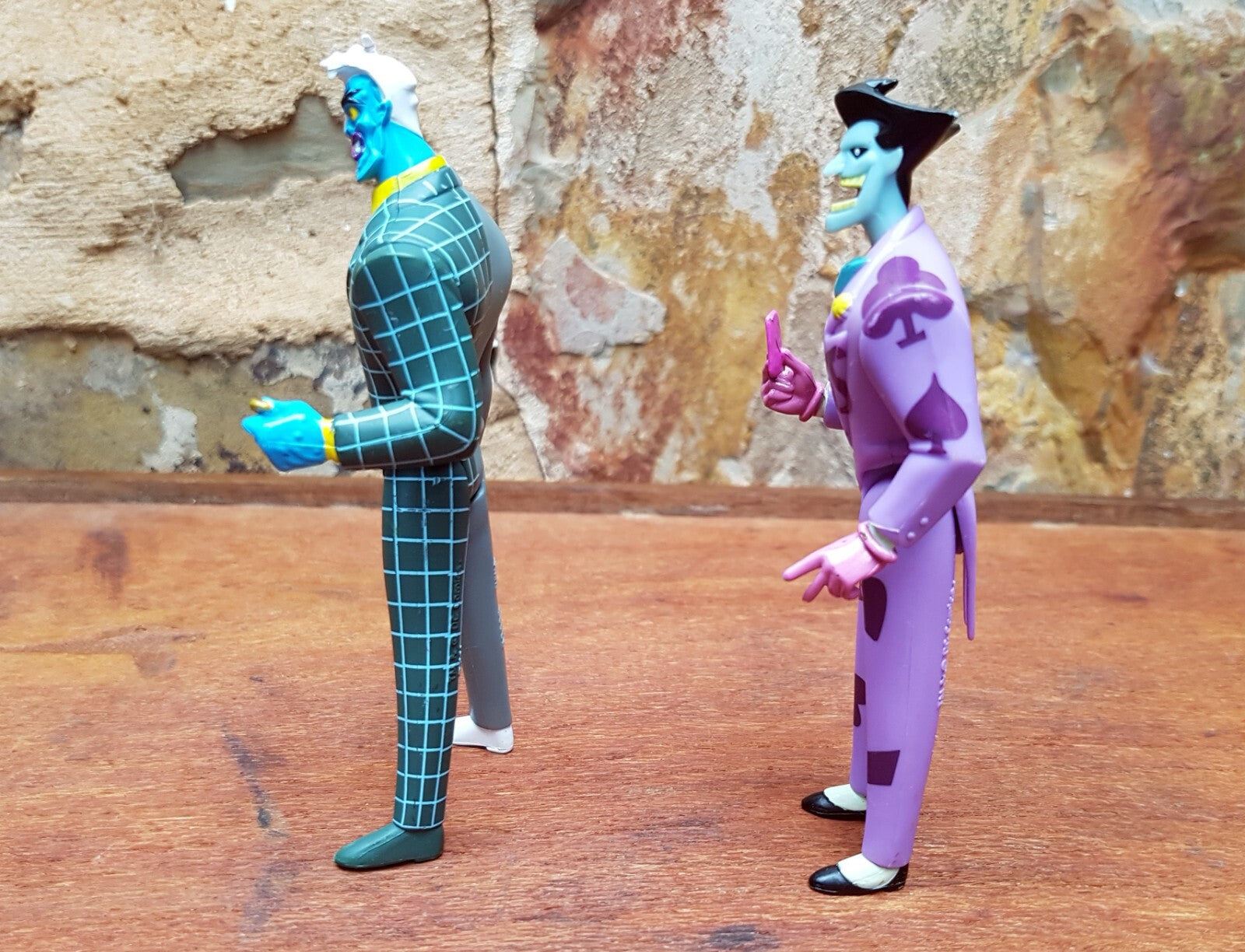 Batman Animated Series - DC - Mattel - Joker & Two Face Figures