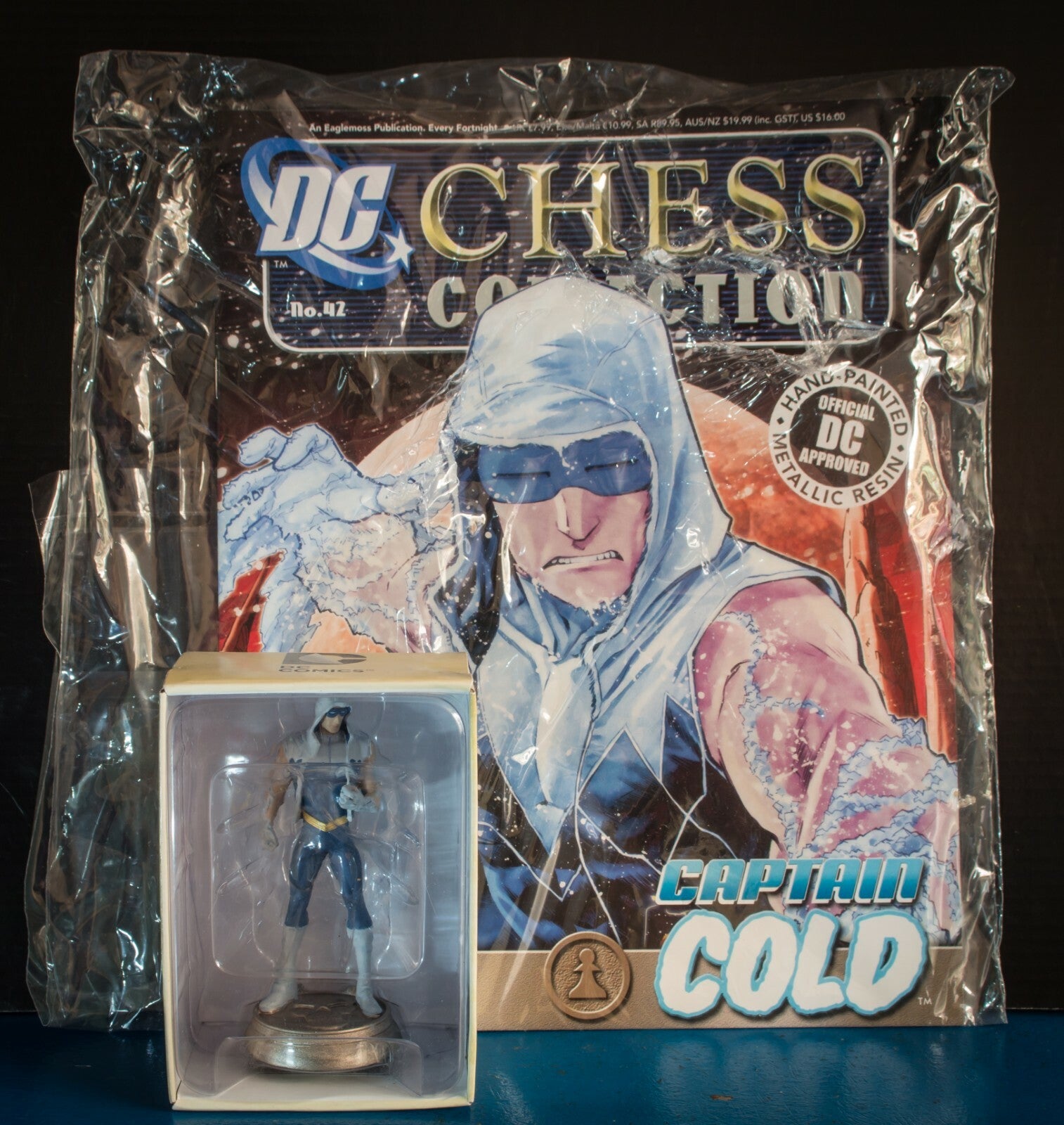 Eaglemoss DC Chess Collection Issue #42 - CAPTAIN COLD - AS NEW Box Sealed
