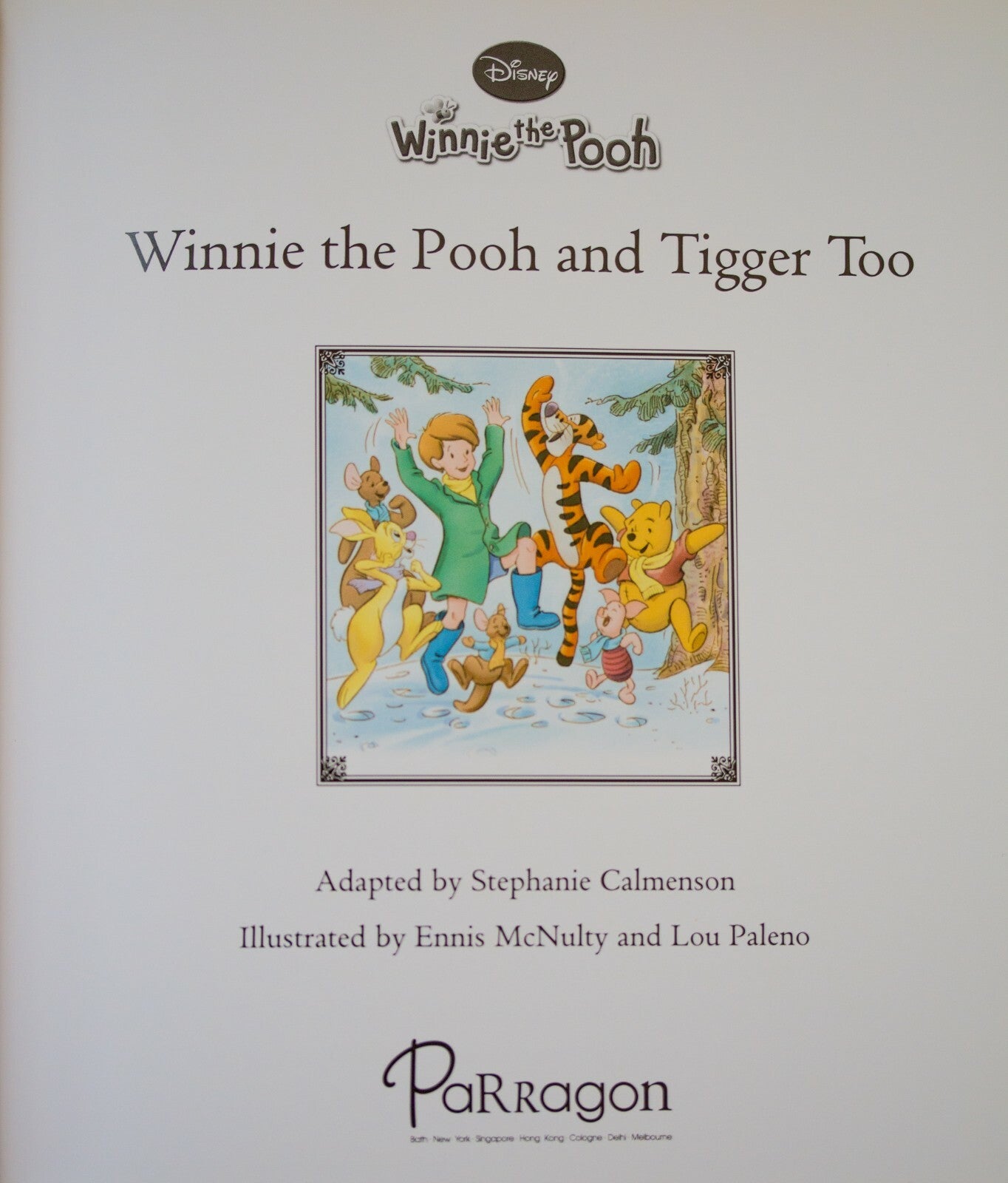 Winnie the Pooh and Tigger Too Book 2009 Hardback Illustrated Disney Gift