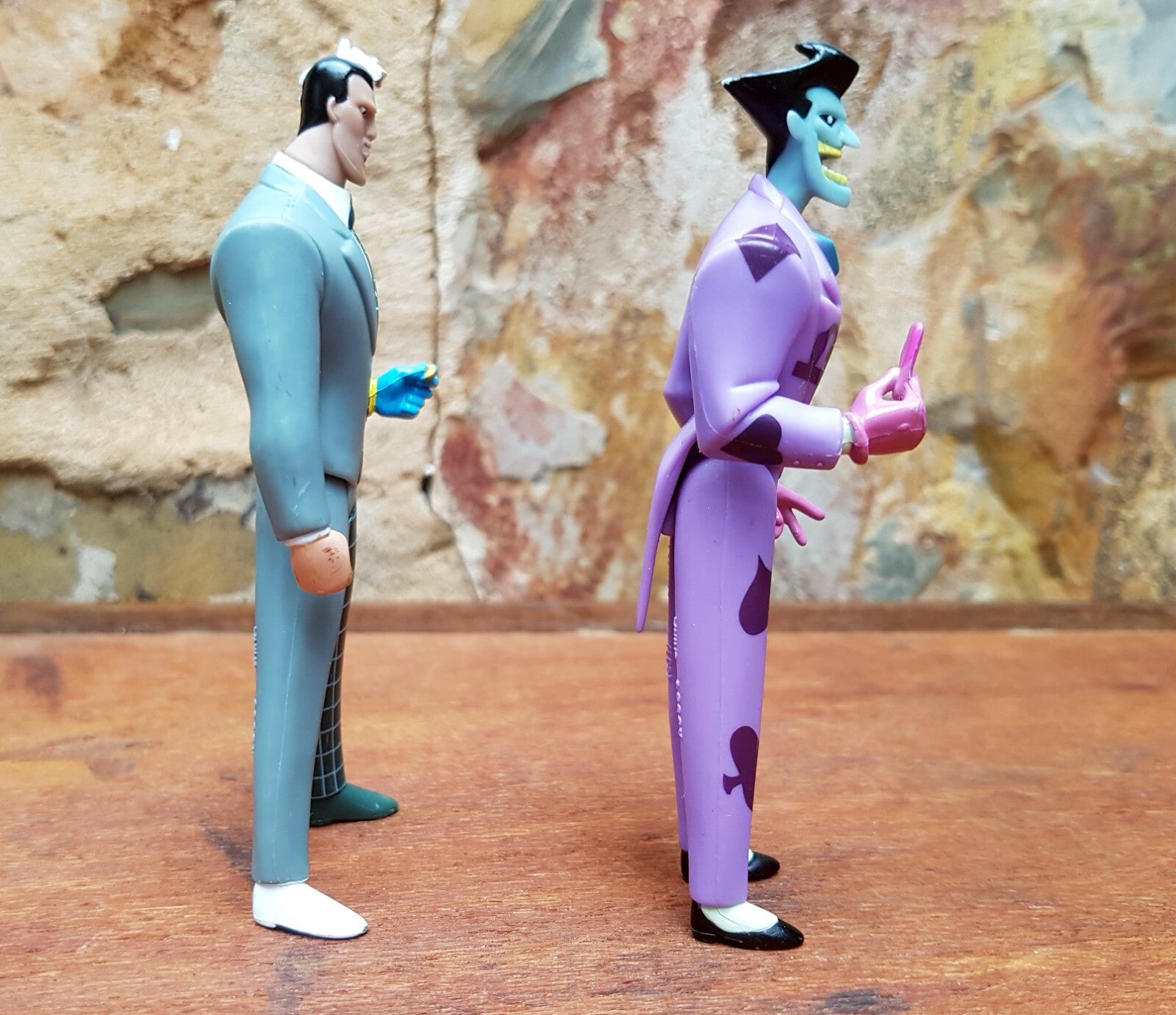 Batman Animated Series - DC - Mattel - Joker & Two Face Figures