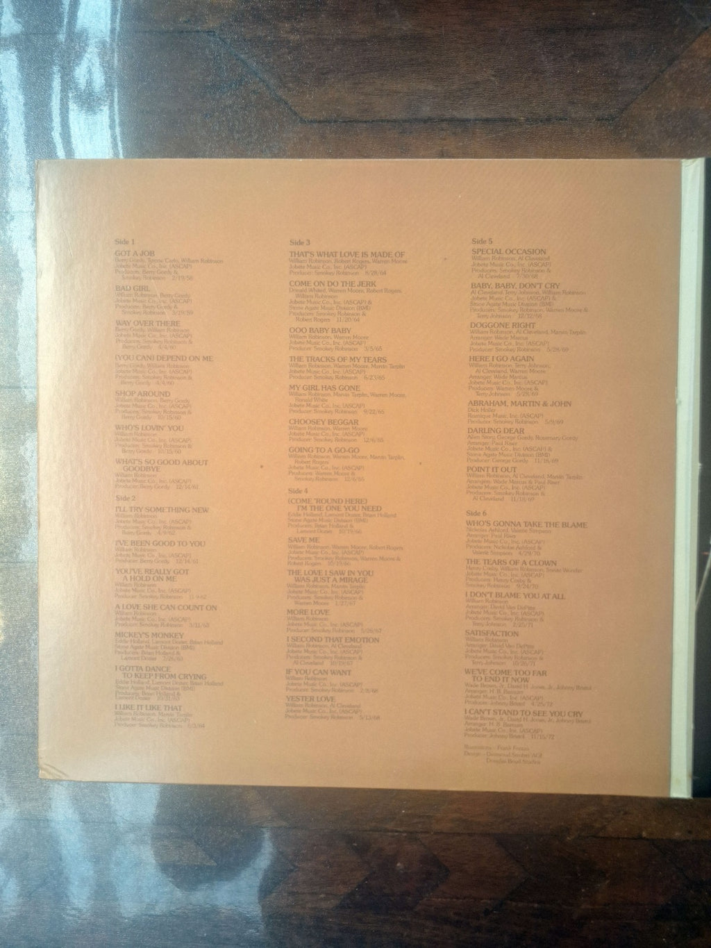 Smokey Robinson & The Miracles Anthology 3LP 1973 US EX/NM Booklet