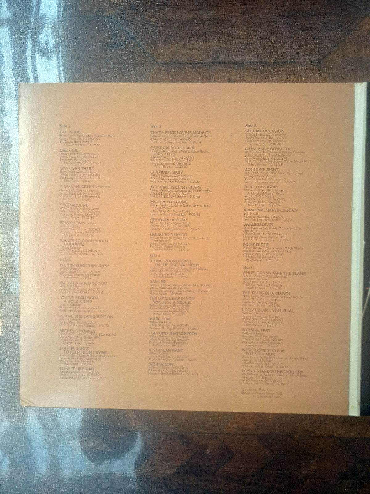 Smokey Robinson & The Miracles Anthology 3LP 1973 US EX/NM Booklet