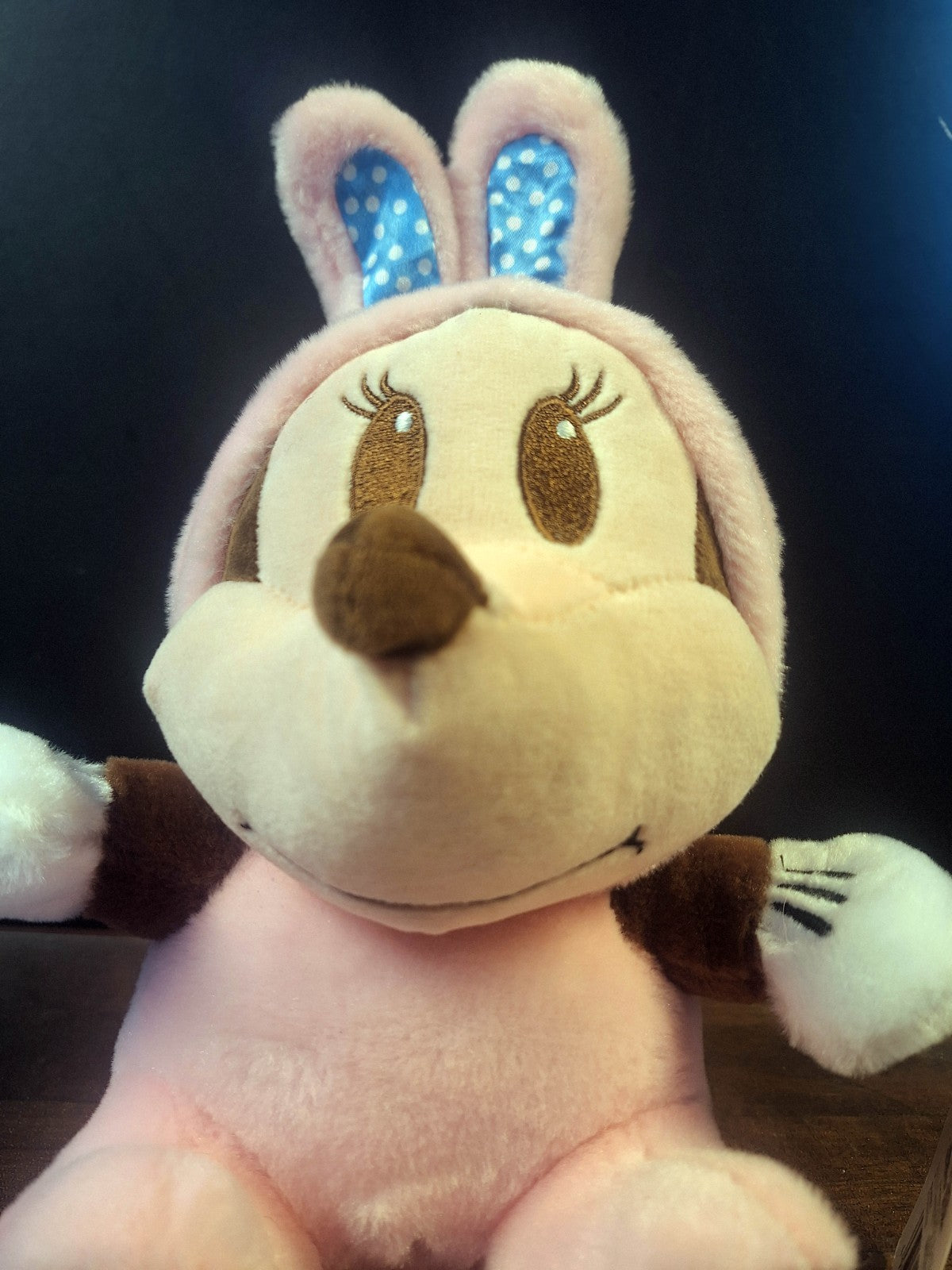 Disney Minnie Mouse Pink Bunny Rabbit Plush 25.5cm Japan Disney Store Tag
