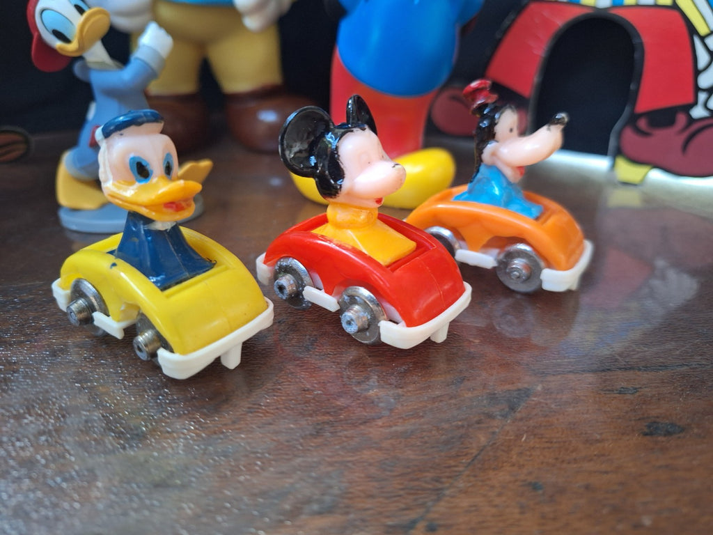 Disney Collectable Figures - Mixed Vintage Lot - Mickey Donald Minnie Goofy