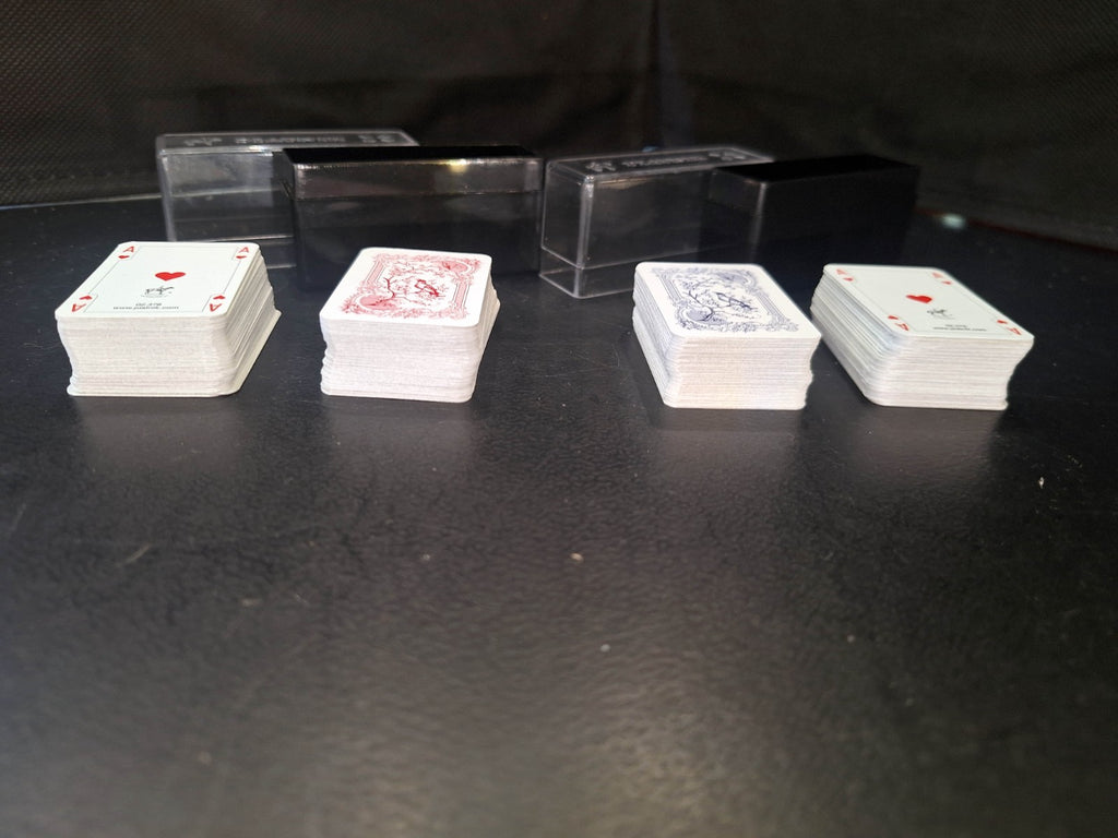 2x Piatnik Double Deck Set Miniature Playing Cards - Bird & Branch Design - 2002