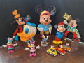 Disney Collectable Figures - Mixed Vintage Lot - Mickey Donald Minnie Goofy