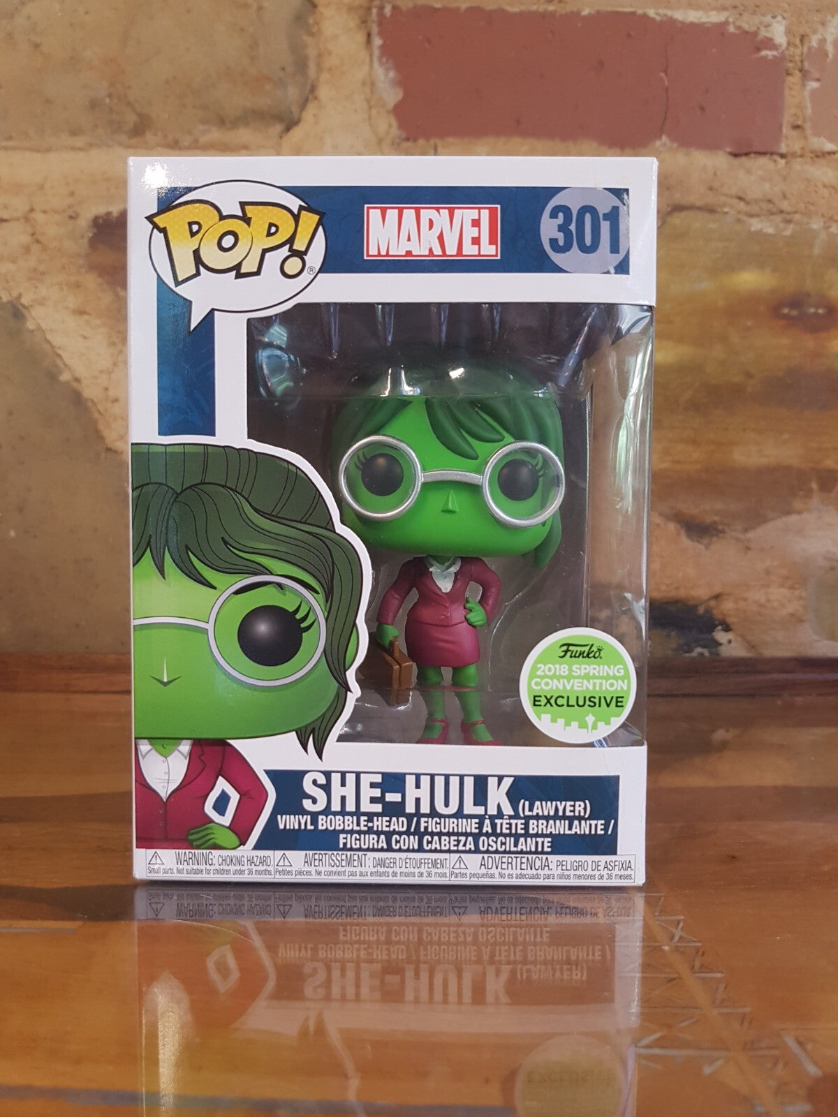 Funko Pop! Marvel She-Hulk Lawyer #301 – 2018 Spring Convention Exclusive