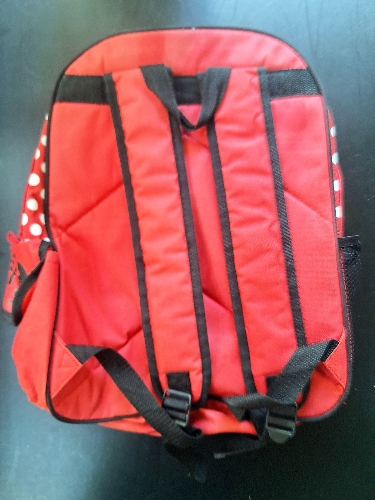 Disney Minnie Mouse Backpack Caprice NWT Insulated Front Pocket School Bag 16"