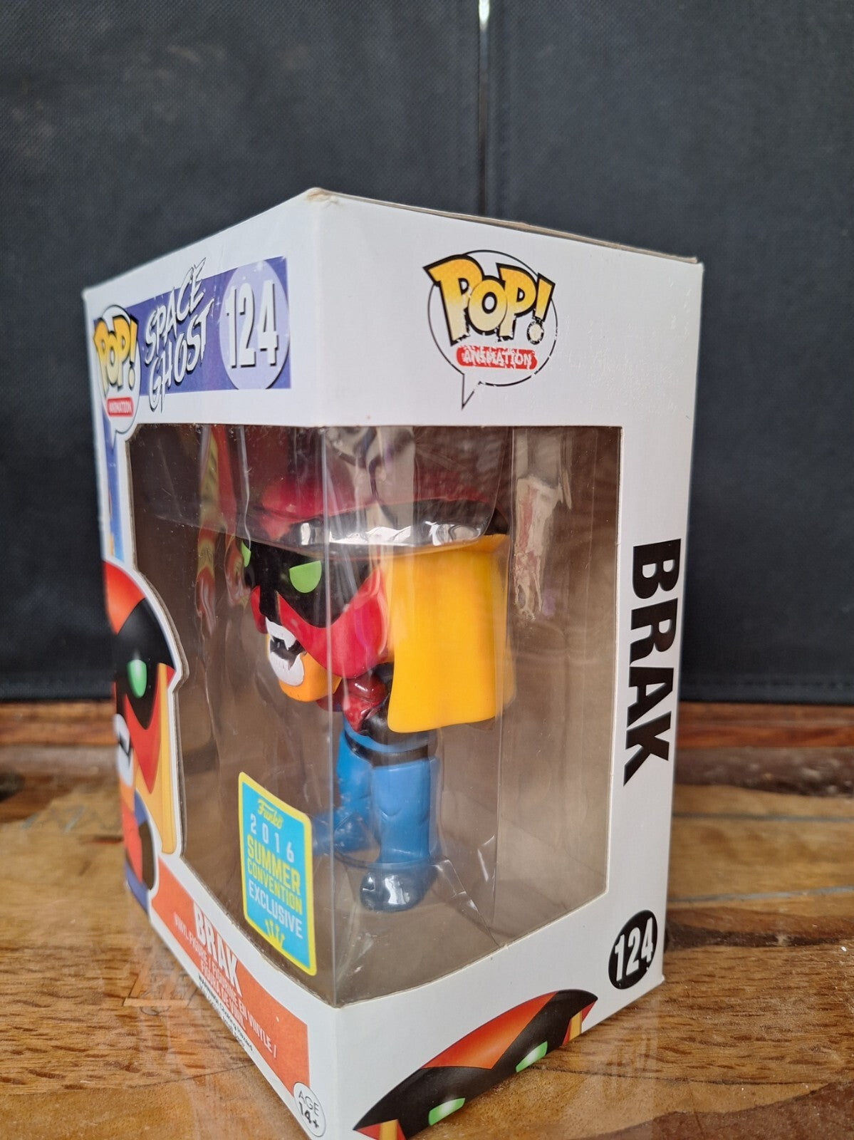 Funko Pop! Animation Space Ghost #124 Brak – 2016 SDCC/SCE Exclusive