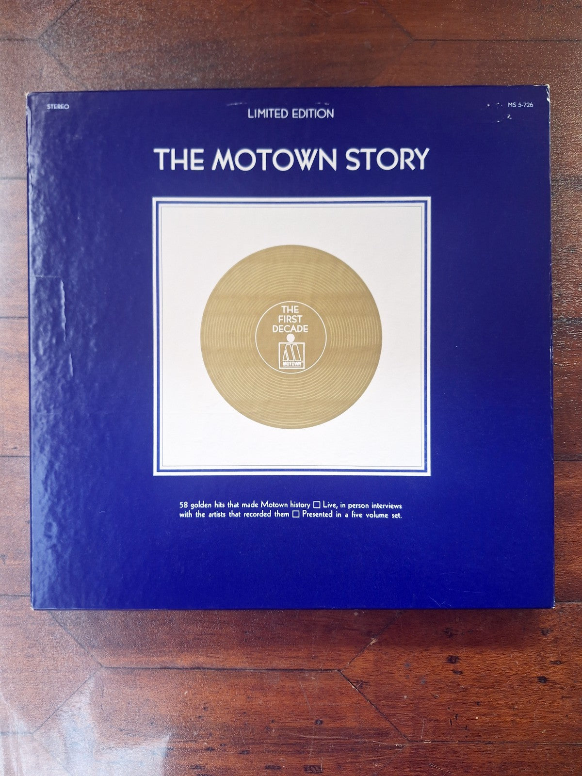 The Motown Story First Decade 5LP Box Set 1970 US EX/NM Play Tested
