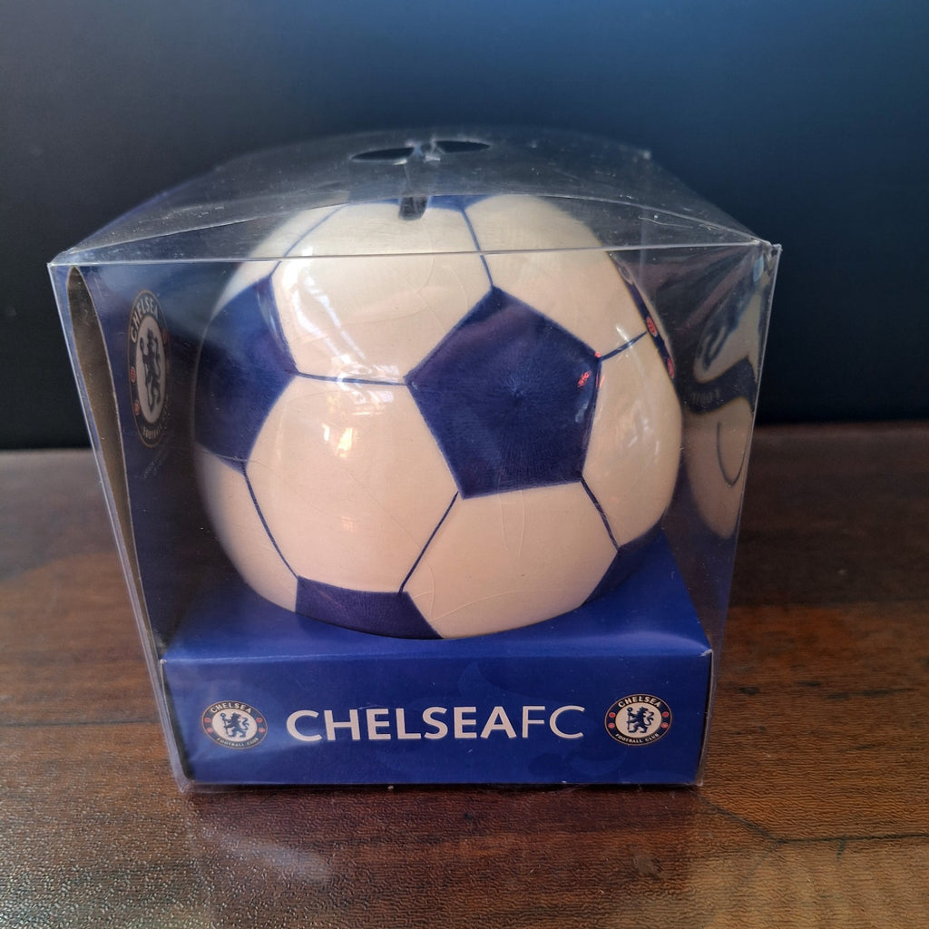 Chelsea FC 2010 Official Licensed Hand Painted Ceramic Football Money Box Boxed