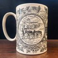 Wedgwood 1959 Bicentenary Mug Victor Skellern Queen's Ware Black Print
