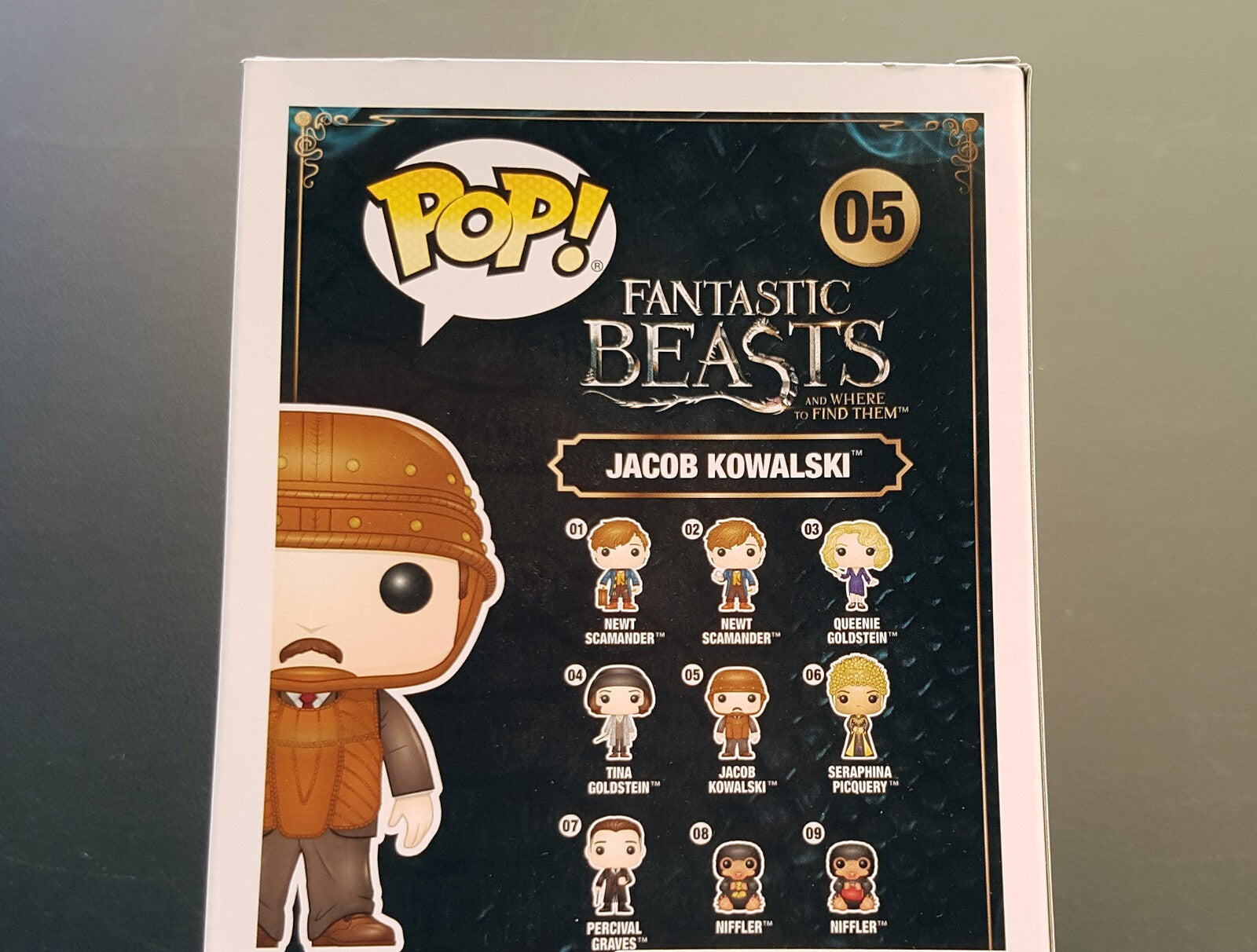 Funko Pop! FANTASTIC BEASTS - #05 JACOB KOWALSKI VINYL FIGURE NIB
