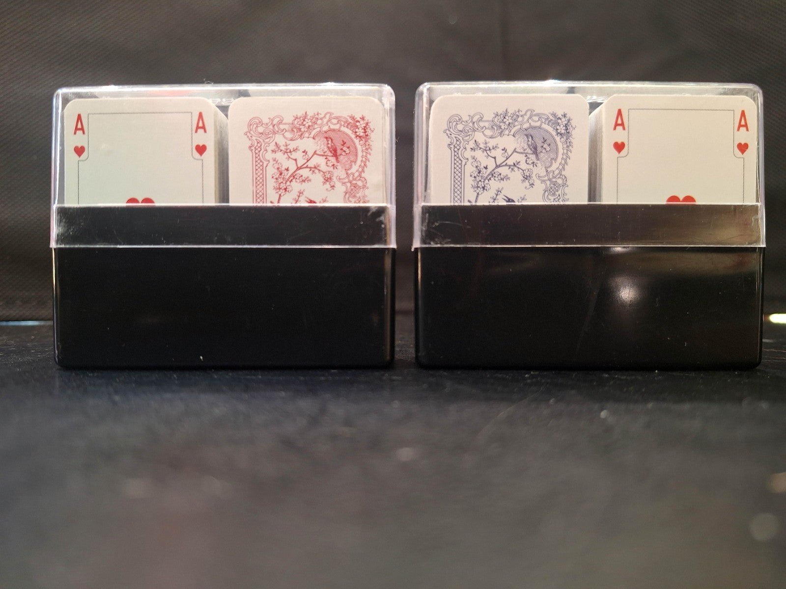 2x Piatnik Double Deck Set Miniature Playing Cards - Bird & Branch Design - 2002