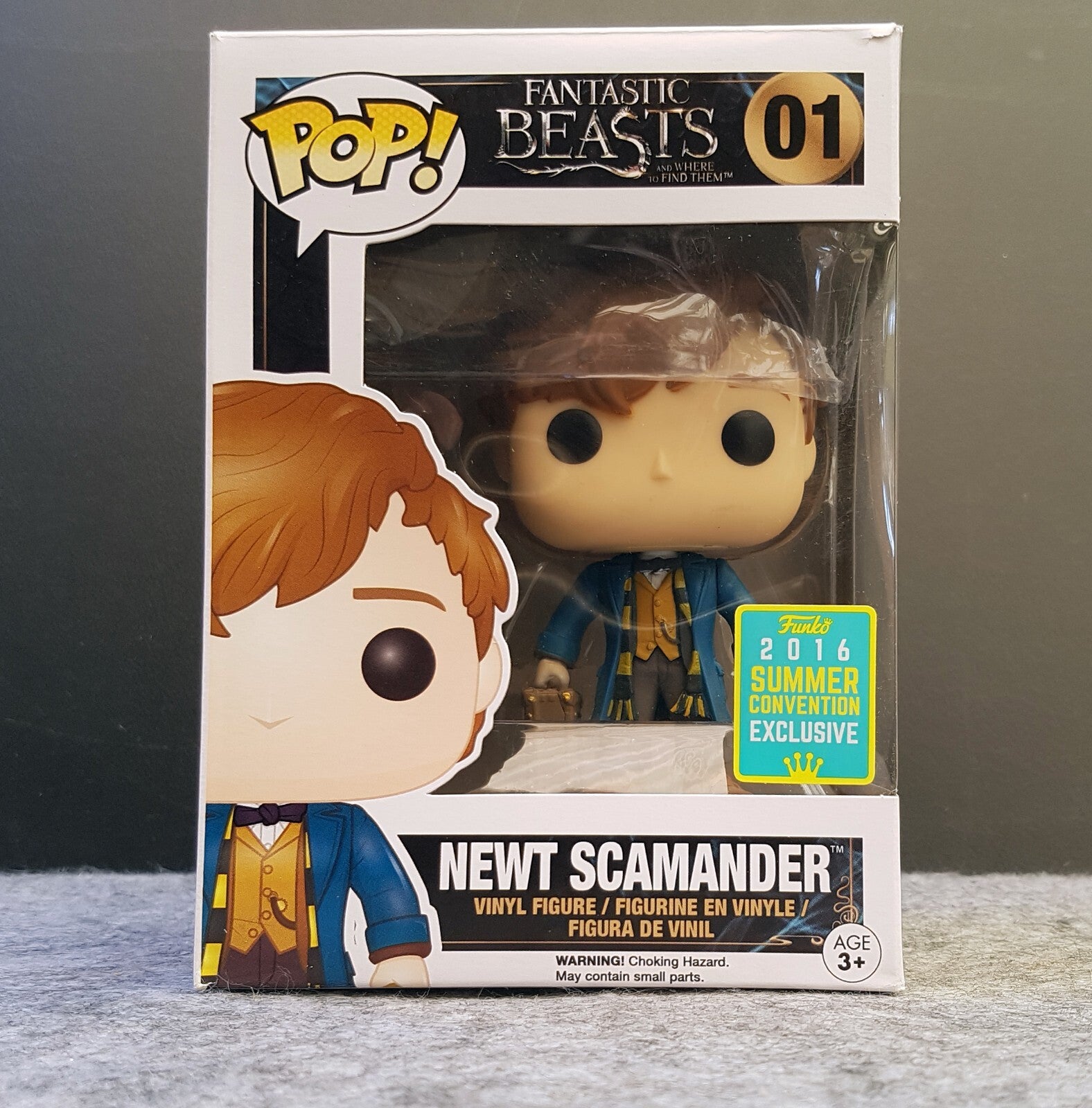 Funko Pop! Fantastic Beasts - Newt Scamander #01 2016 SDCC NIB