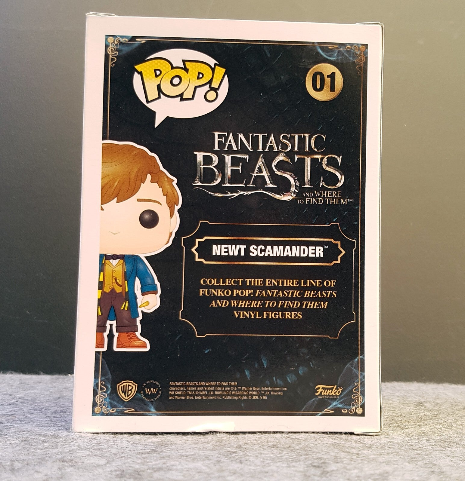 Funko Pop! Fantastic Beasts - Newt Scamander #01 2016 SDCC NIB