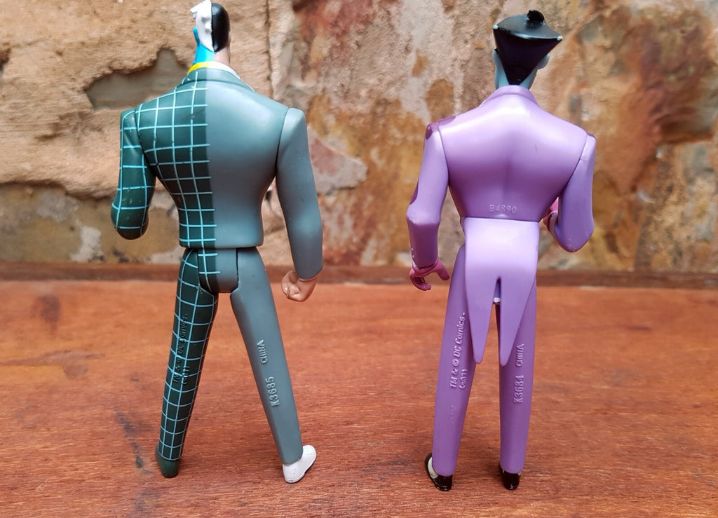 Batman Animated Series - DC - Mattel - Joker & Two Face Figures