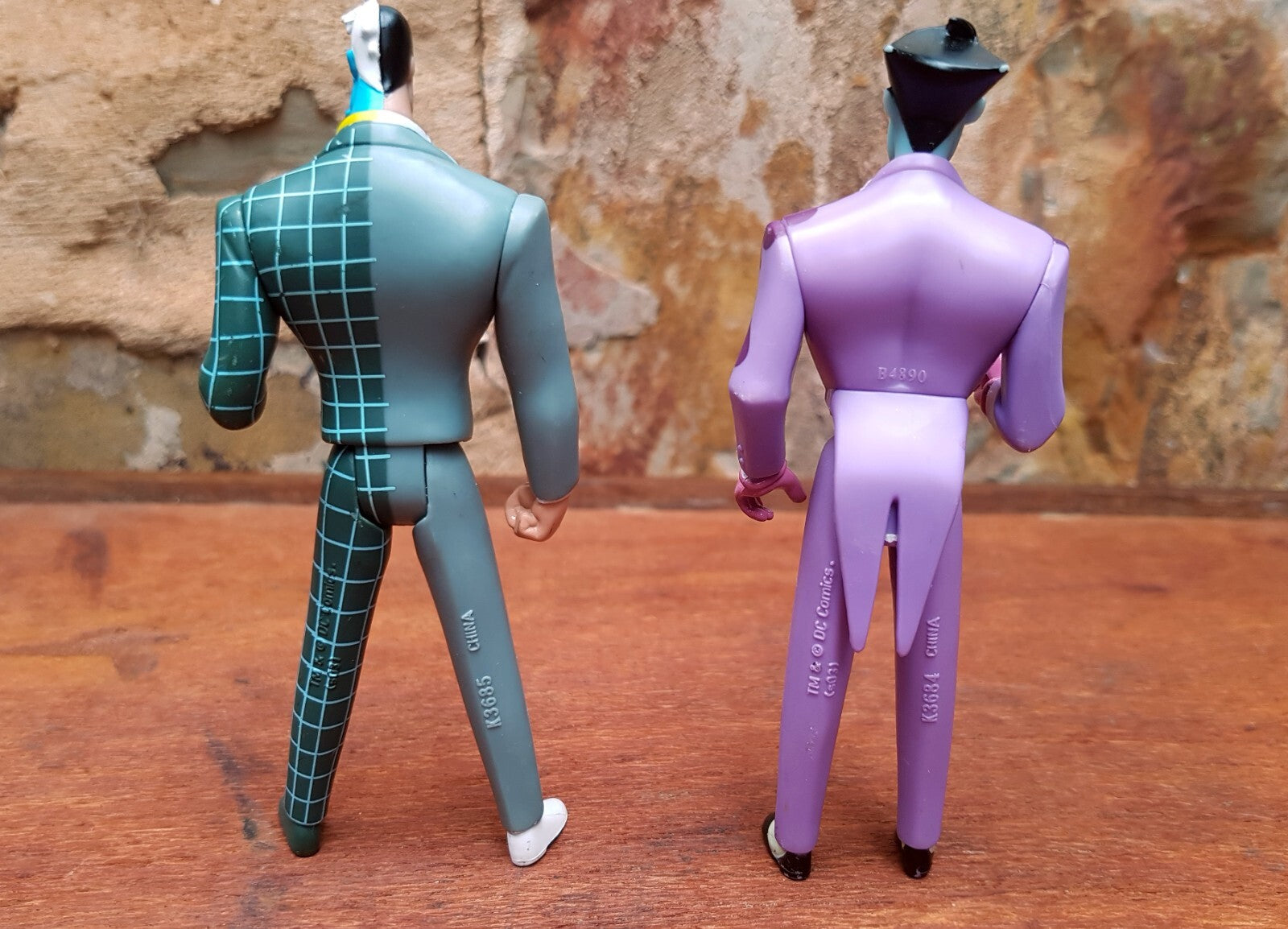 Batman Animated Series - DC - Mattel - Joker & Two Face Figures