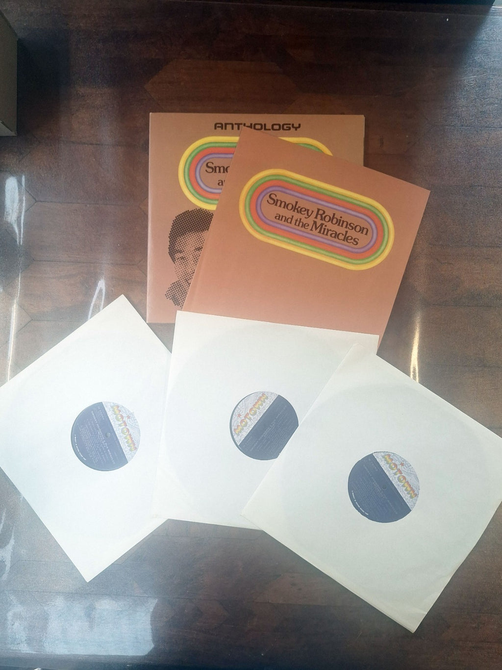 Smokey Robinson & The Miracles Anthology 3LP 1973 US EX/NM Booklet