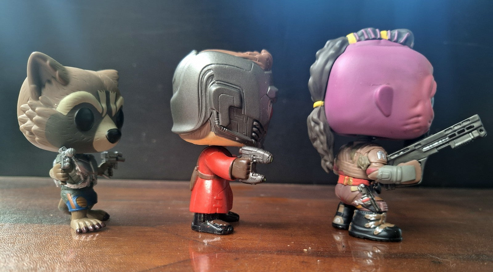 Funko Pop Marvel Guardians Of The Galaxy Bundle Star-Lord Rocket Taserface