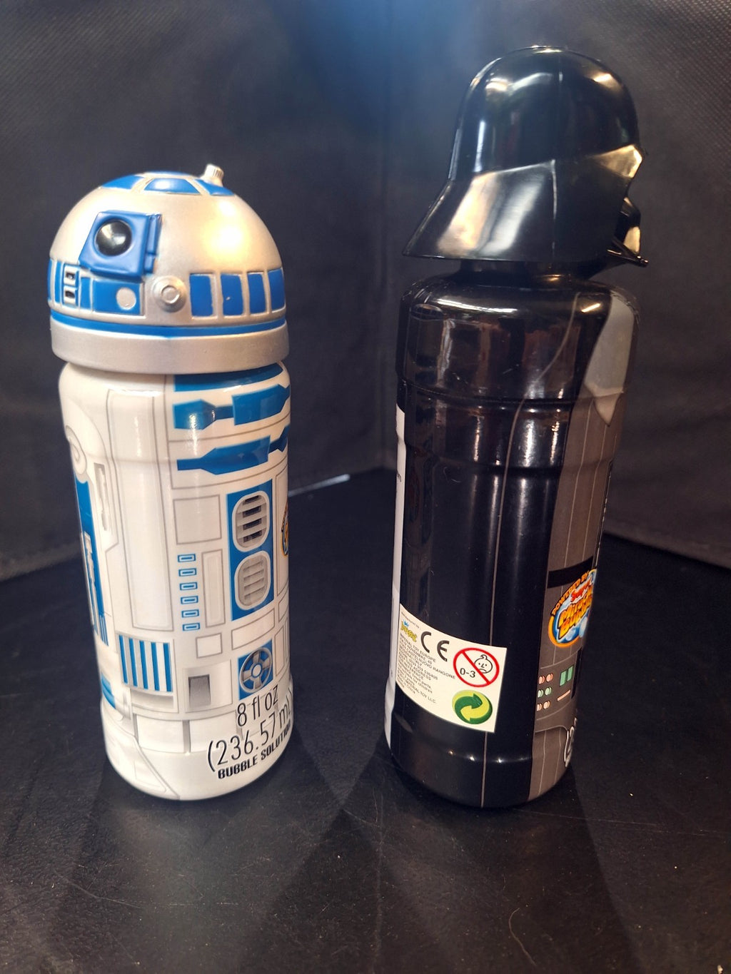 Disney Star Wars Bubble Solution Darth Vader & R2D2 Miracle Bubbles 8oz