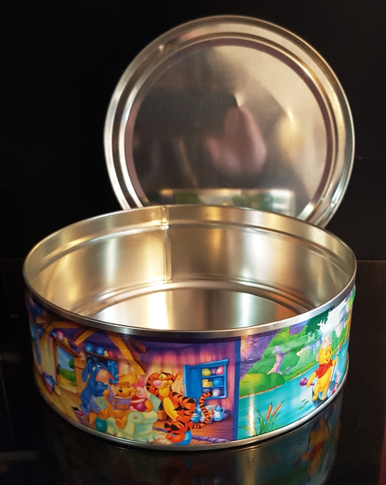 Winnie the Pooh Collectors Tin Set Disney 1990s Numbered Limited Eeyore Tigger