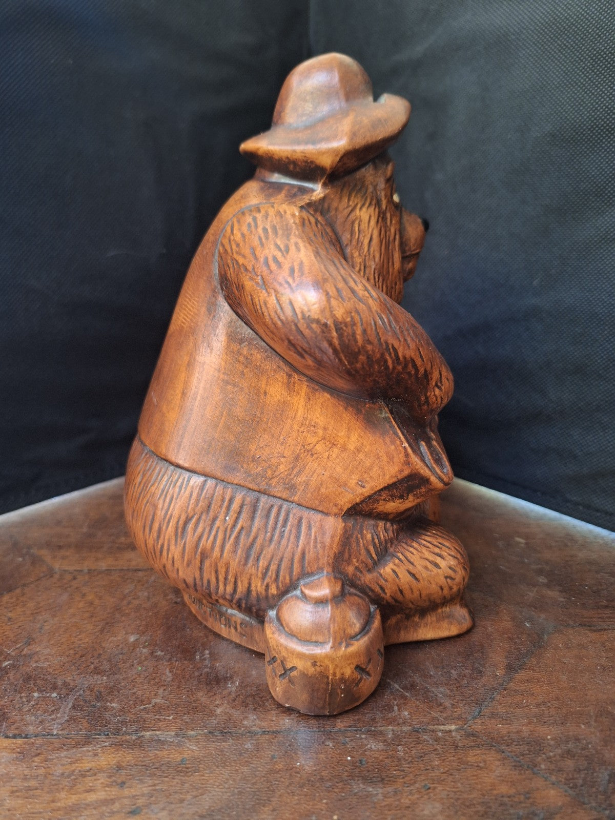 Disney Vintage 1970s Big Al Country Bear Jamboree Brown Ceramic Coin Bank
