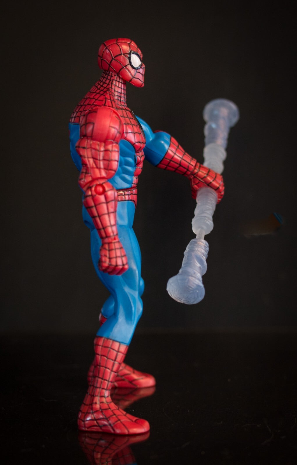 Hasbro 6" Spider-Man figure Spinning Web Staff - 2010