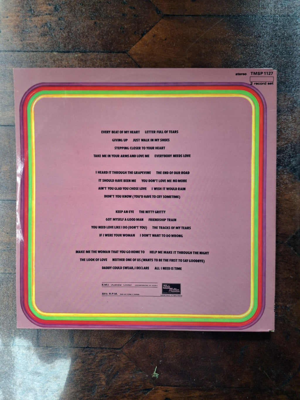Gladys Knight & The Pips Anthology 2LP 1974 Australian EX/NM Booklet Motown