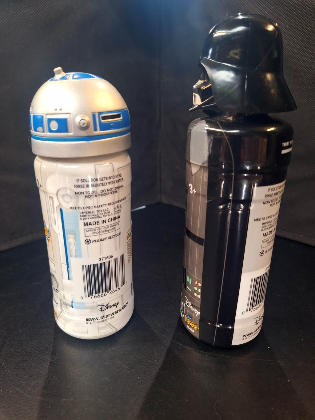 Disney Star Wars Bubble Solution Darth Vader & R2D2 Miracle Bubbles 8oz